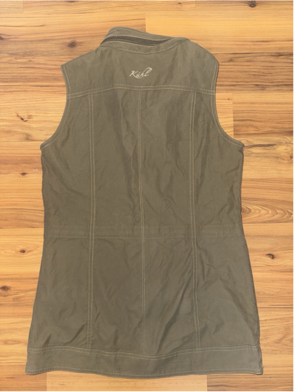 Kuhl Utility Safari Vest Womens XS Olive Gorpcore Hiking Hooded Outdoor Tactical - Picture 2 of 13
